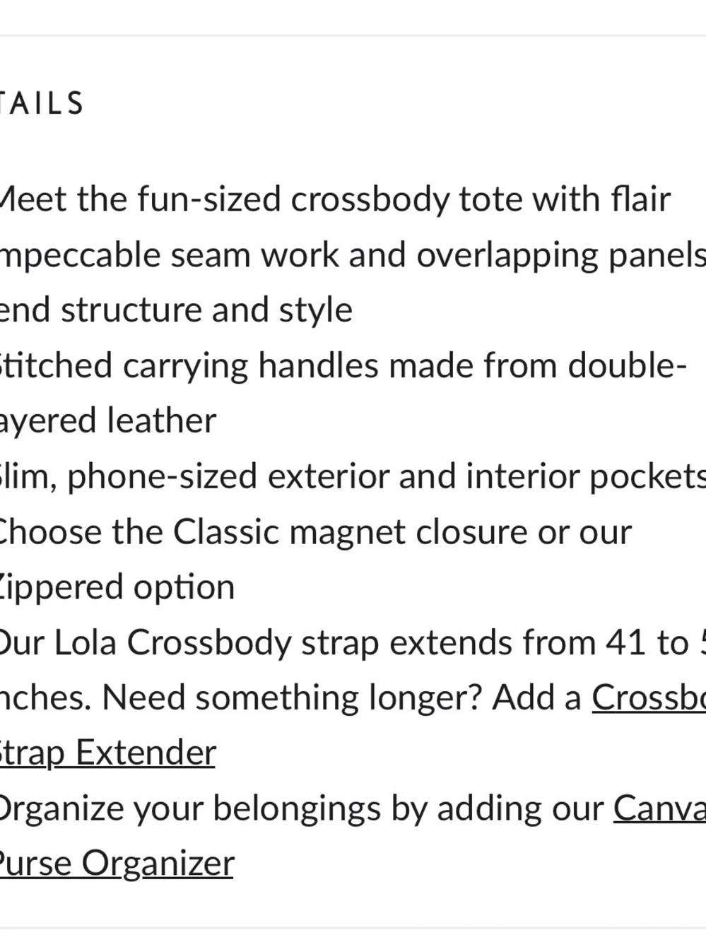 Portland Leather Lola Crossbody tote in Grizzly